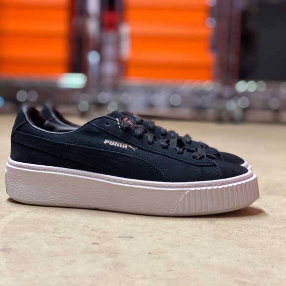 puma suede platform size 6
